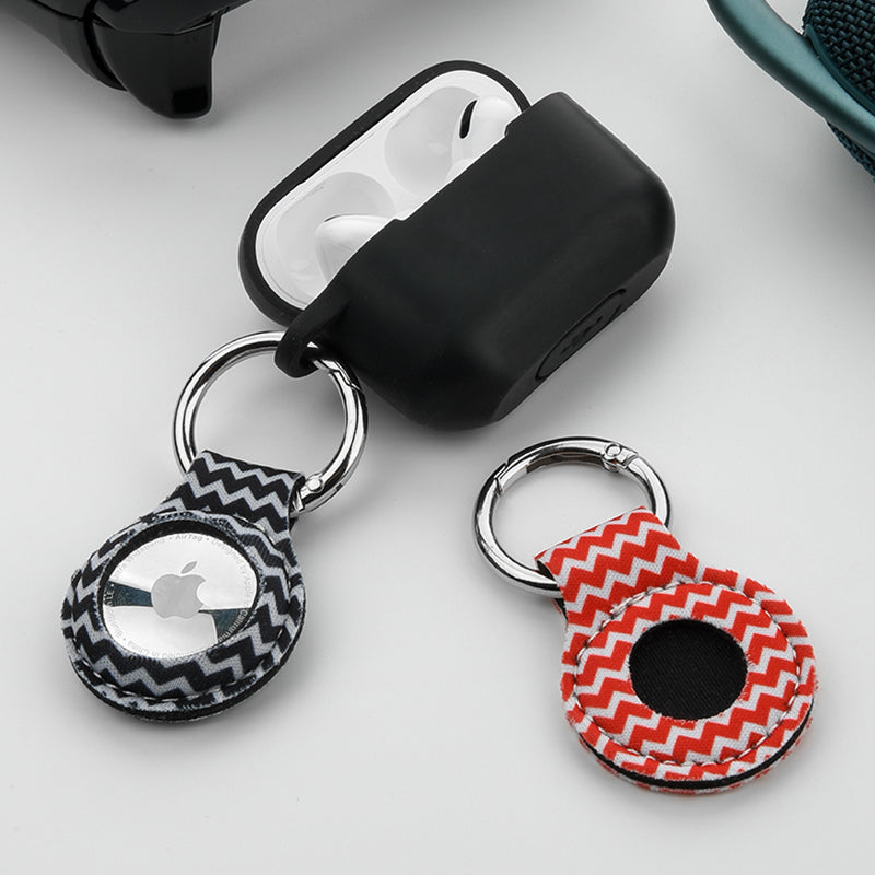 TXESIGN Protective Case for Apple AirTag Bluetooth Locator Tyre Pattern Neoprene Tracker Cover TXESIGN Protective Case for Apple AirTag Bluetooth Locator Tyre Pattern Neoprene Tracker Cover